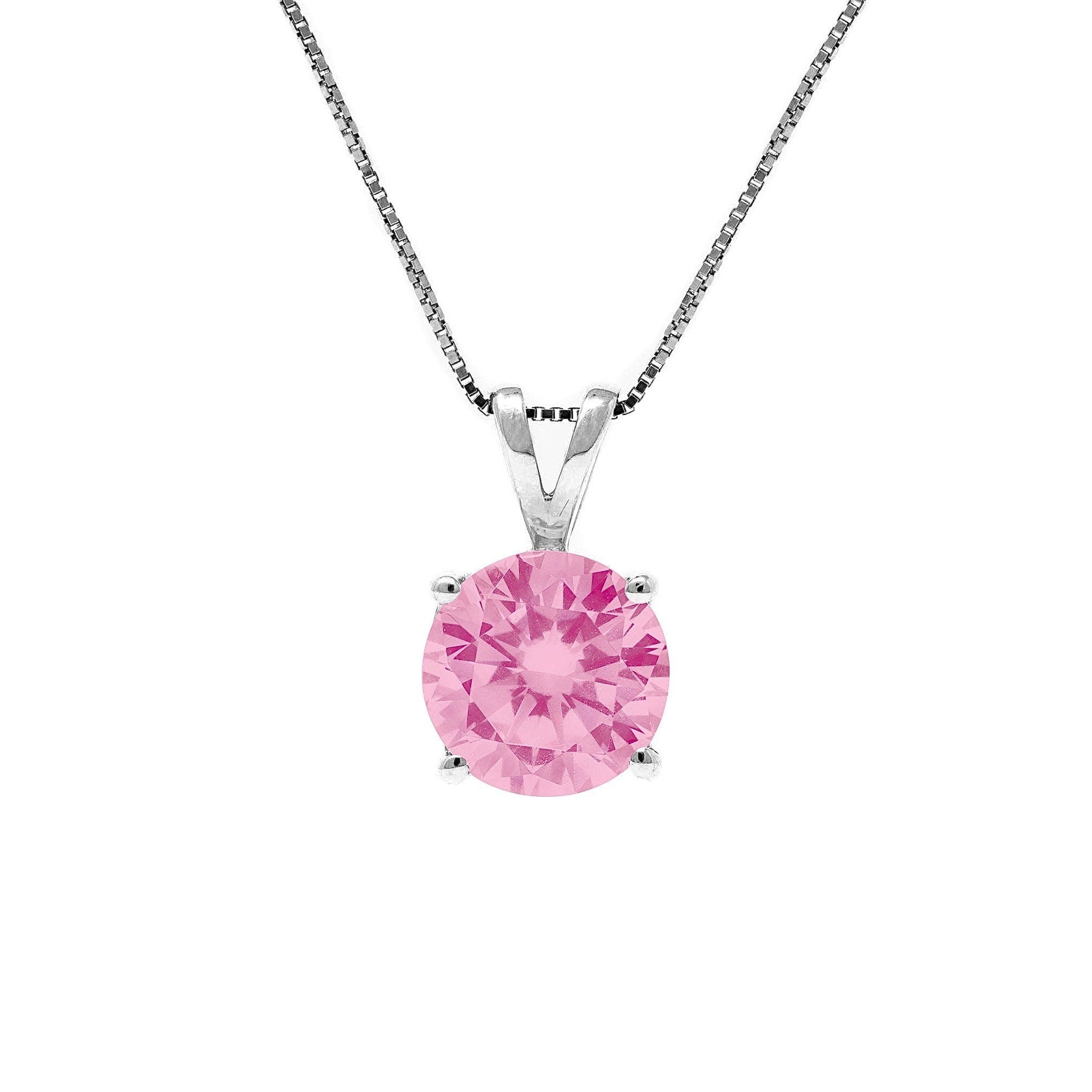 All The Brilliants Pink Diamond Pendant Necklace