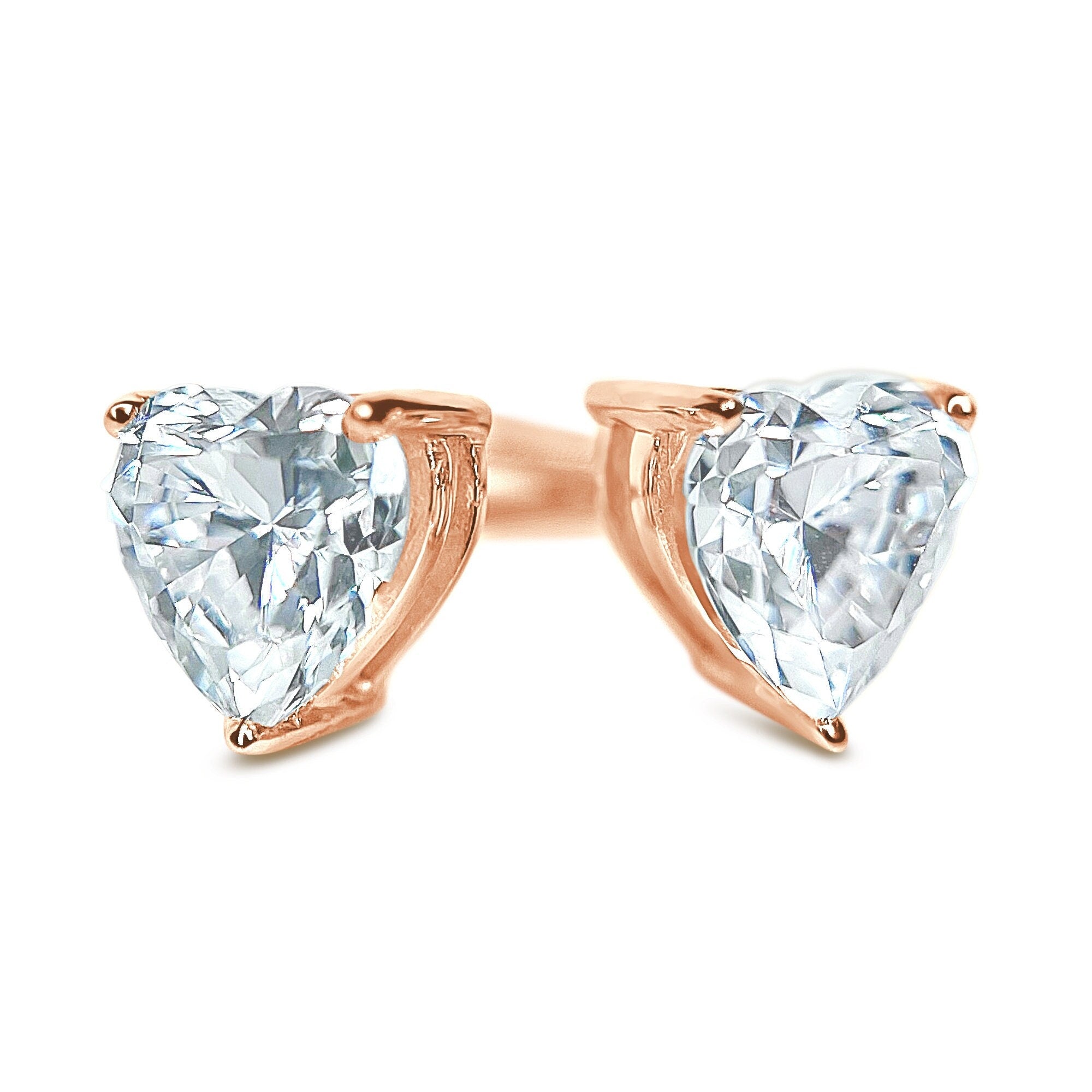 1.5 ct 14K Gold Diamond Stud Earrings